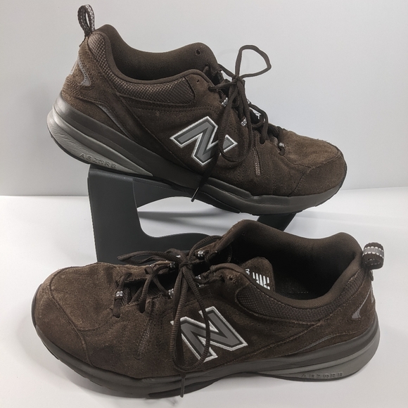New Balance Shoes | New Balance Mens 608 V5 Mx608ub5 Brown Running Shoes Sneakers Size 14 | Color: Brown/Gray | Size: 14 | Thrifted_Planet's Closet